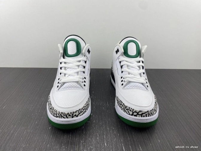 Rep Retro Oregon White 594282233 Jordan 3 Crew Ducks Pit 0812